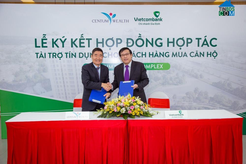 Ảnh Vietcombank tài trợ tín dụng cho khách mua căn hộ dự án Centum Wealth Complex