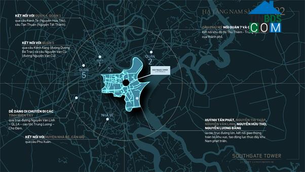 Ảnh Southgate Tower - sức hút mạnh mẽ từ vị trí giáp trục đường lớn