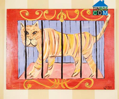 Ảnh Biến phòng trẻ thành... vườn thú sinh động