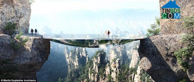 Ảnh Trung Quốc dự kiến xây cầu 'tàng hình' độc đáo nhất thế giới