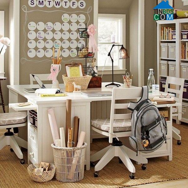 Ảnh Góc học tập xinh xắn cho bé yêu