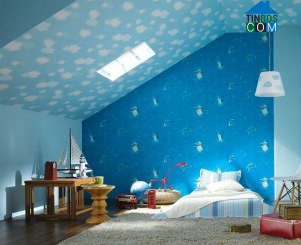 Ảnh Những mẫu giấy dán tường đẹp cho phòng của bé