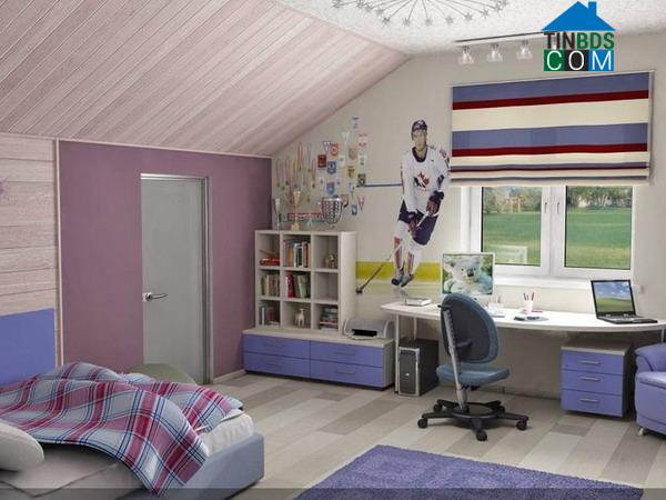 Ảnh Bí quyết tạo thế giới riêng cho trẻ trên tầng áp mái