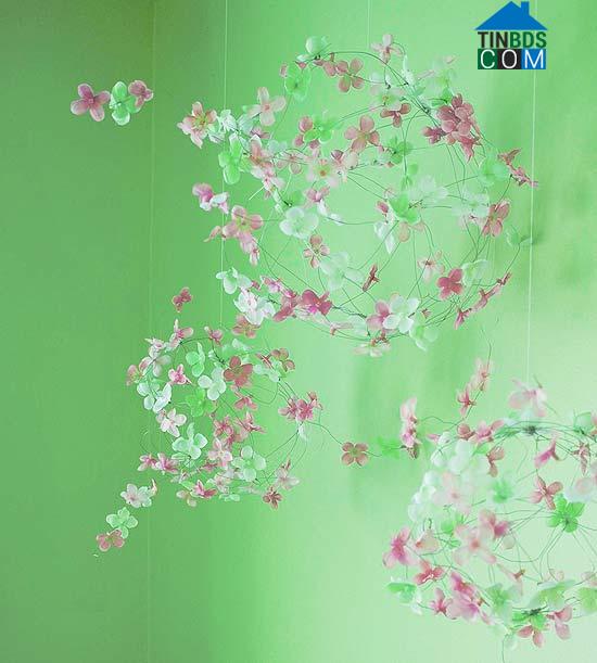 Ảnh Gam màu xanh lá tô điểm cho phòng bé