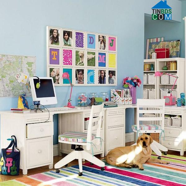 Ảnh Góc học tập xinh xắn cho bé yêu