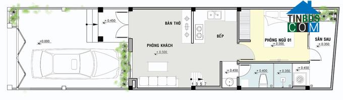 Phối cảnh mặt tiền nhà cấp 4