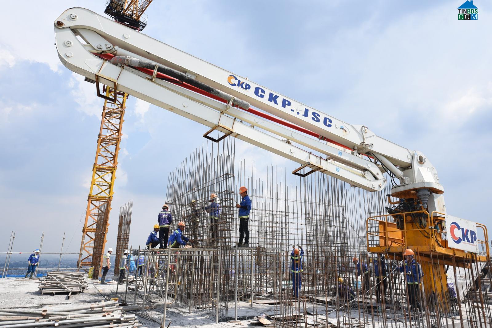 Một dự án căn hộ đang triển khai tại Bình Dương