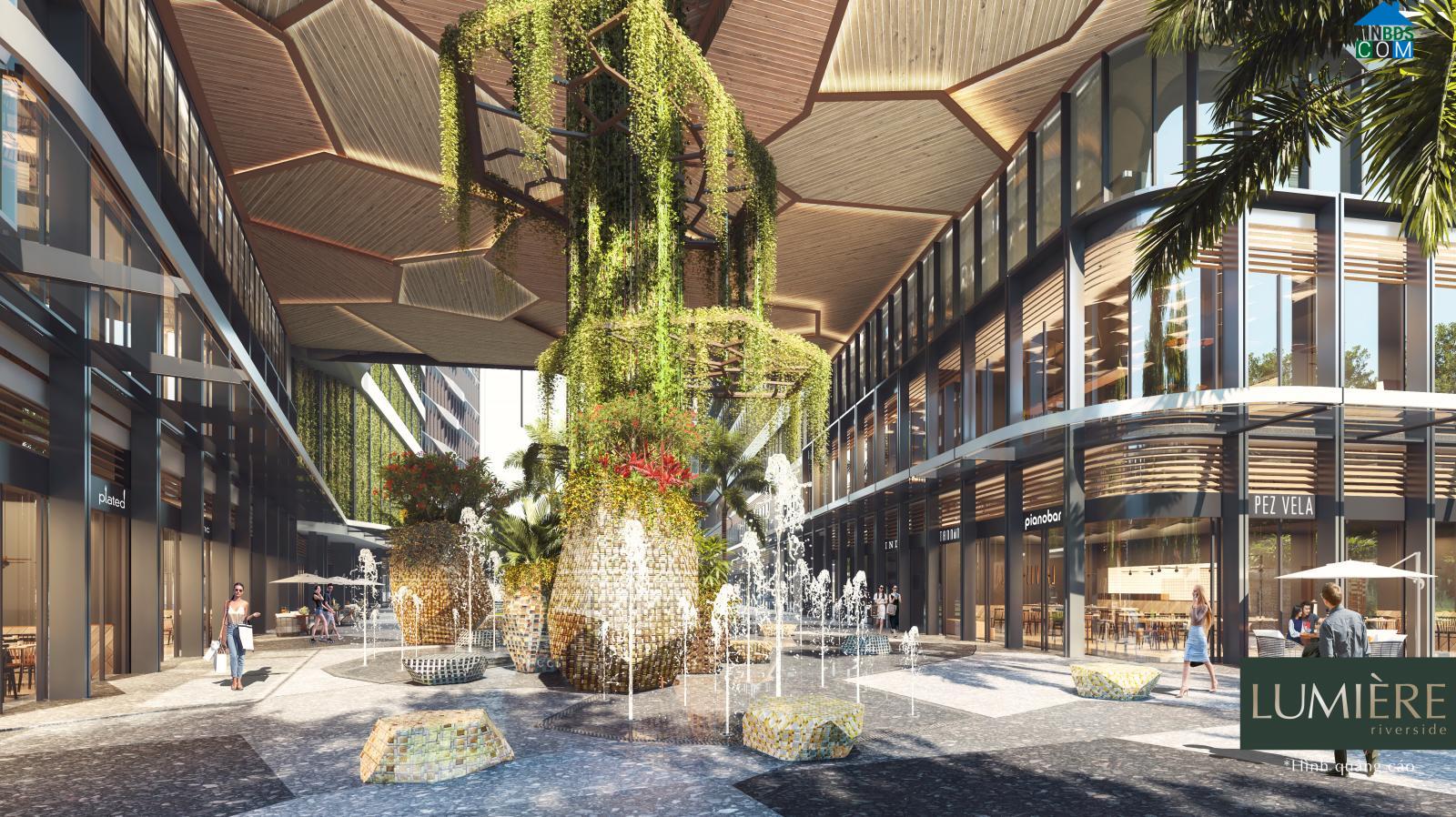 Khu vực sảnh chính được thiết kế độc đáo