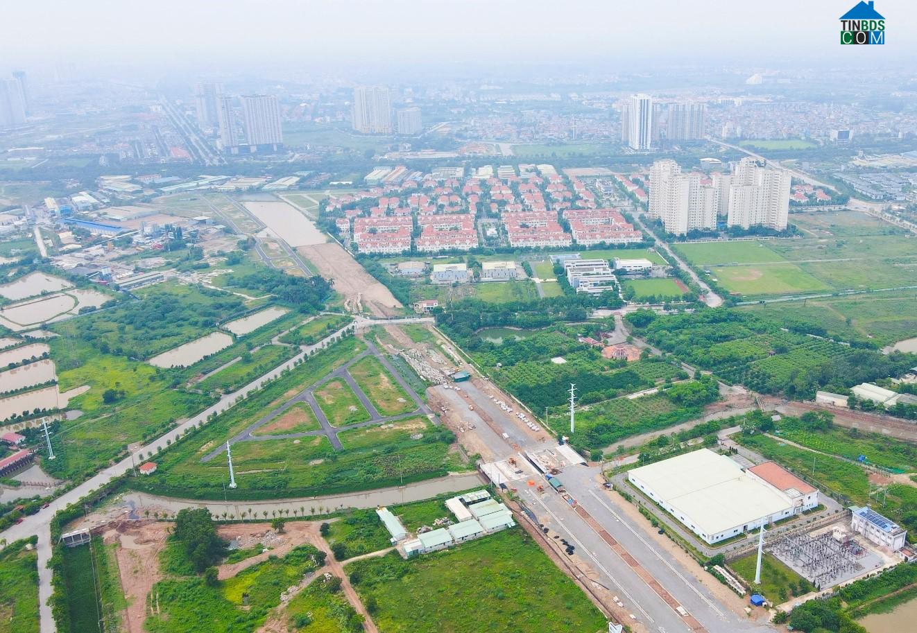 Đường vành đai 3.5 đoạn từ ĐL Thăng Long tới QL32 đang gấp rút thi công