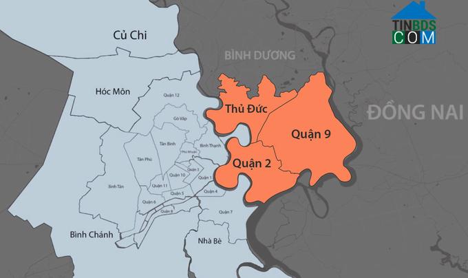 bản đồ thành phố Thủ Đức