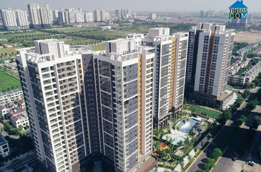 Khu chung cư cao cấp Starlake chụp từ trên cao
