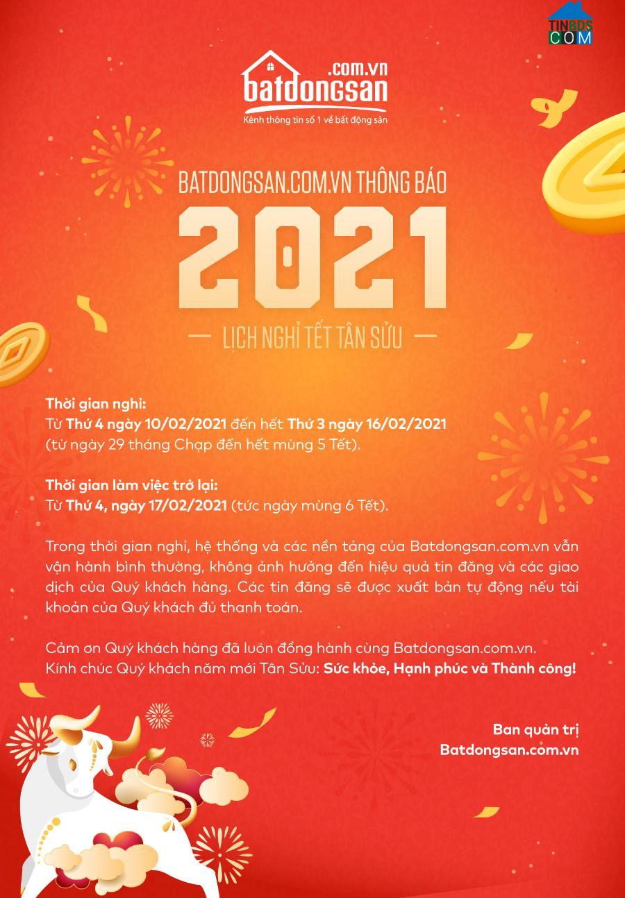 Ảnh Tinbds.COM thông báo lịch nghỉ Tết Tân Sửu 2021
