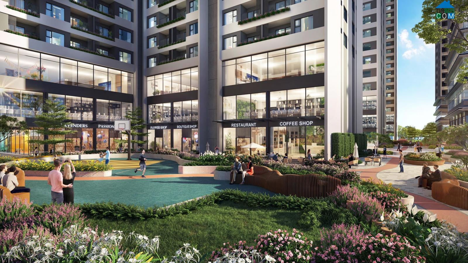 Phối cảnh khu công viên trung tâm dự án Astral City