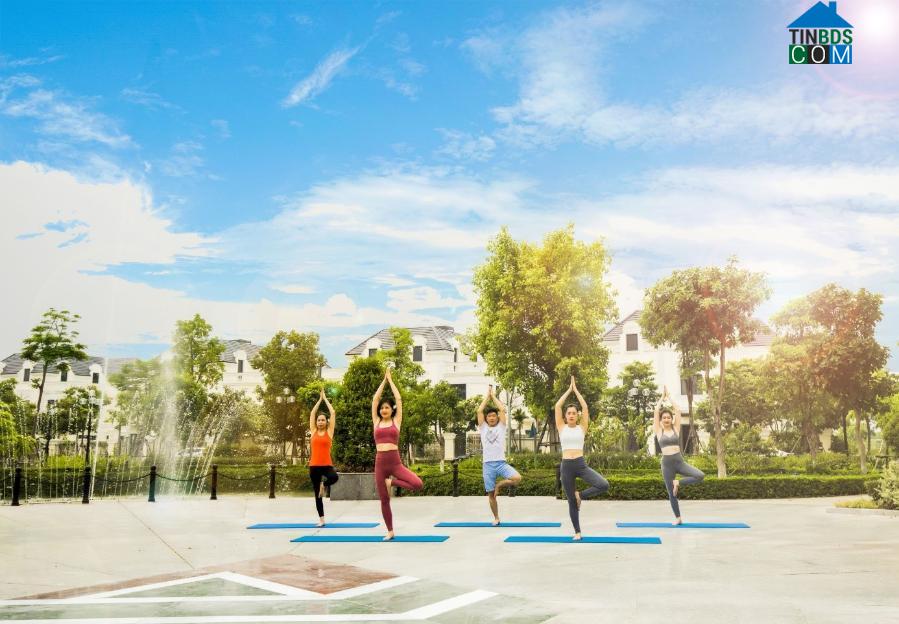 Quảng trường yoga tại dự án Anlac Green Symphony