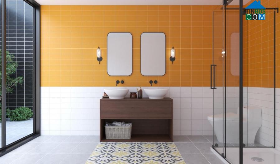 Ảnh Gạch men gốm Colour - Sắc màu phong cách