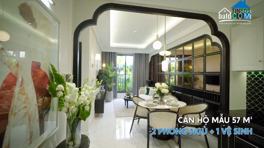 Nội thất căn hộ mẫu 2 phòng ngủ tại dự án PiCity High Park theo phong cách Indochine ấn tượng