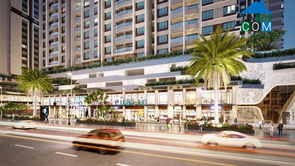 Phân khu Shopping Mall có 4 tầng trung tâm thương mại với 60 shophouse