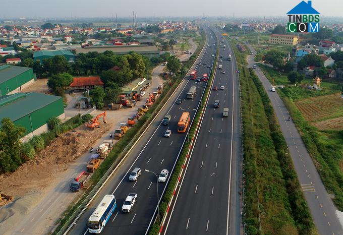 Một đoạn cao tốc Pháp Vân - Cầu Giẽ. Ảnh: BĐT