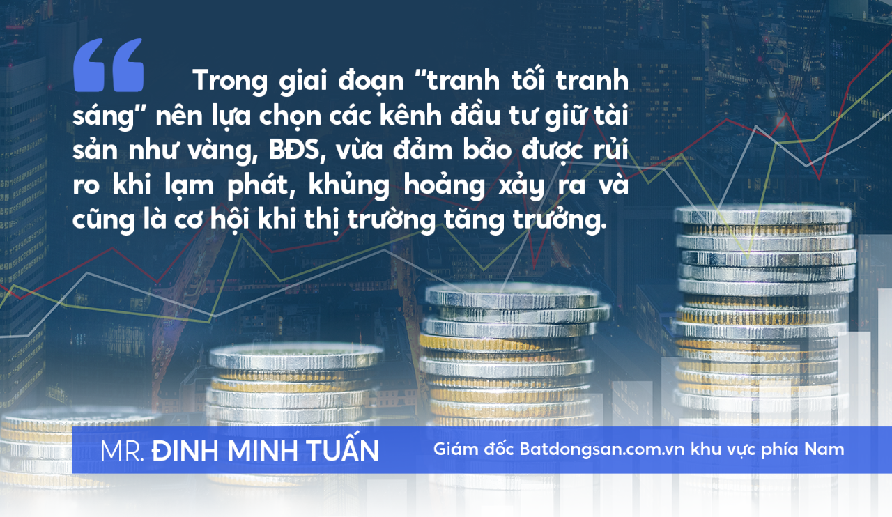 Ảnh Chứng khoán nhọc nhằn leo đỉnh, BĐS lo bong bóng: Có nên rót tiền?