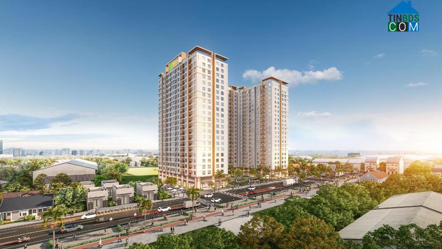 Tecco Felice Homes tọa lạc ngay mặt tiền đường Lê Thị Trung với mức giá chỉ từ 1,1 tỷ/căn 2 phòng ngủ.