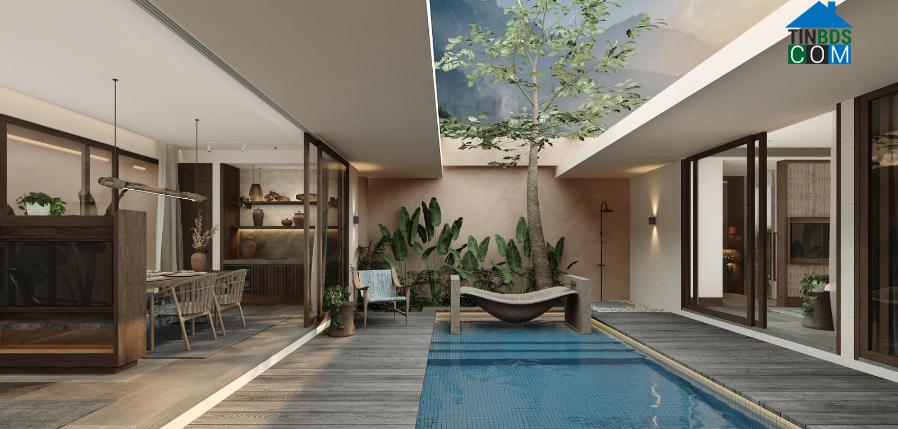 Nghệ thuật sắp đặt khéo léo tối ưu mảng xanh tại Apec Mandala Sky Villas Kim Bôi