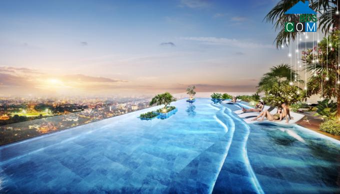 Hồ bơi tầng thượng tại D-Homme với tầm nhìn “đắt giá” ra toàn thành phố