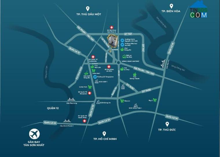 Ảnh Có gì trong căn hộ 2 phòng ngủ giá 22,9 triệu/m2 dành cho gia đình trẻ gây sốt tại TP. Thuận An?