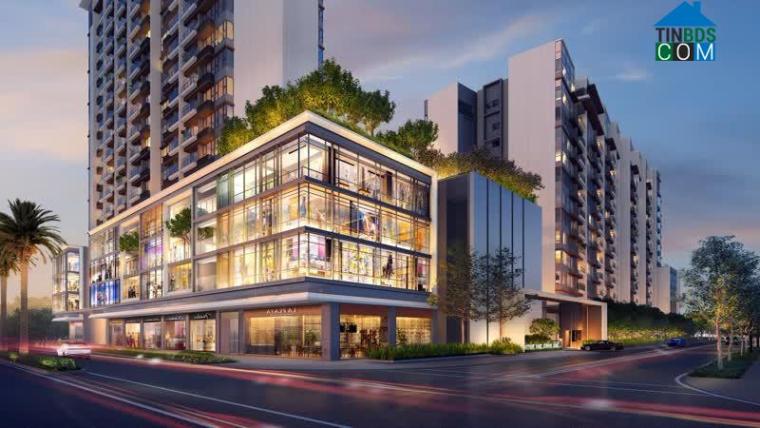 Phối cảnh khu thương mại của dự án The River Thủ Thiêm