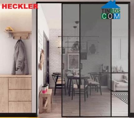 Ảnh Nâng cấp không gian nội thất với cửa trượt Heckler siêu êm
