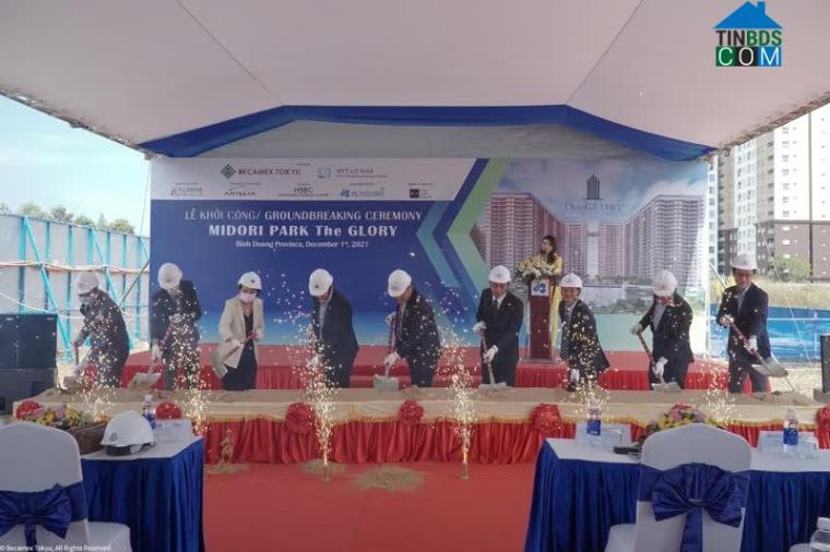 Đầu tháng 12, Công ty Becamex Tokyu và NTT Urban Development bắt tay khởi công Dự án MIDORI PARK The GLORY.