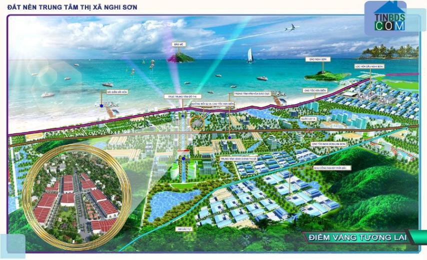 Đất nền khu đô thị trung tâm thị xã Nghi Sơn đang 