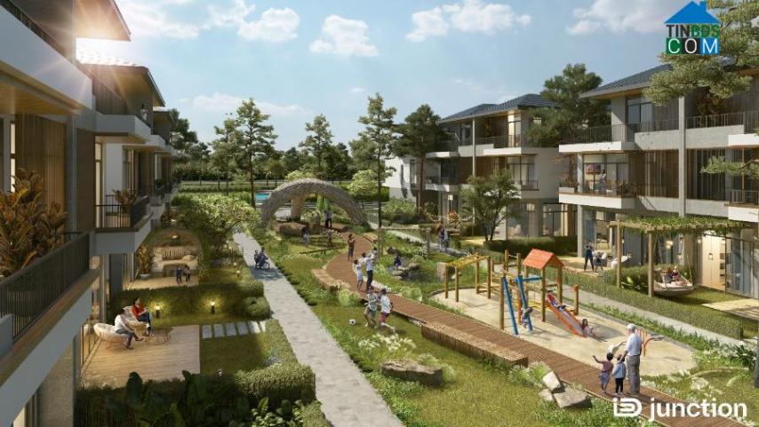 Không gian vui chơi riêng dành cho cộng đồng thiếu nhi đặt tại sân sau của mẫu nhà The Bliss