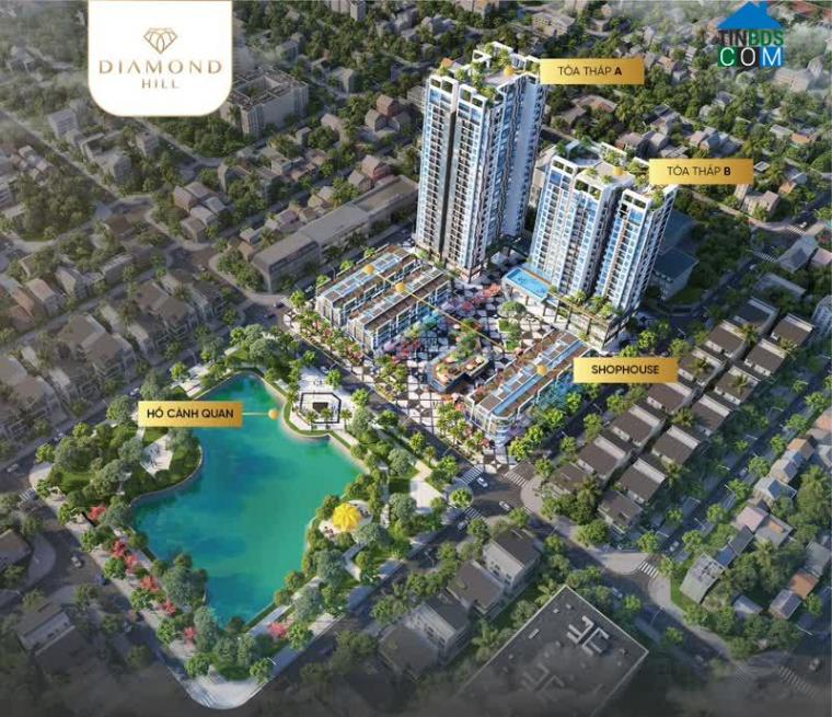 Tổ hợp thời thượng bậc nhất Bắc Giang - BV Diamond Hill, Tháp đôi Bách Việt