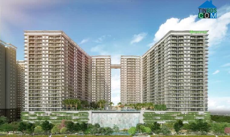 Toàn cảnh Dự án MIDORI PARK The GLORY với thác nước nhân tạo cao nhất Việt Nam.