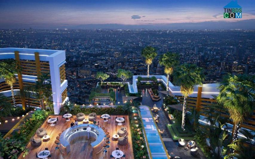 Sky bar đẳng cấp với tầm nhìn vô cực