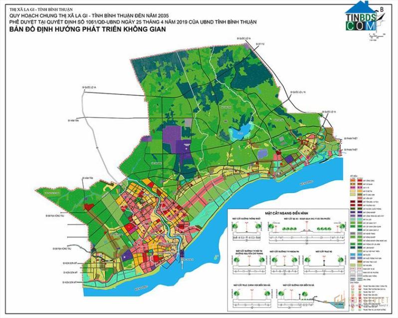 Quy hoạch chung thị xã Lagi Bình Thuận đến năm 2035