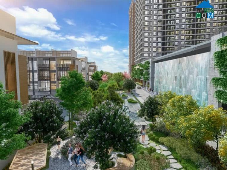 “Xanh mắt” với con đường Greenway với nhiều mảng xanh bao quanh dự án.