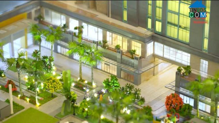 Một góc tiện ích nội khu The Grand Manhattan trên sa bàn dự án