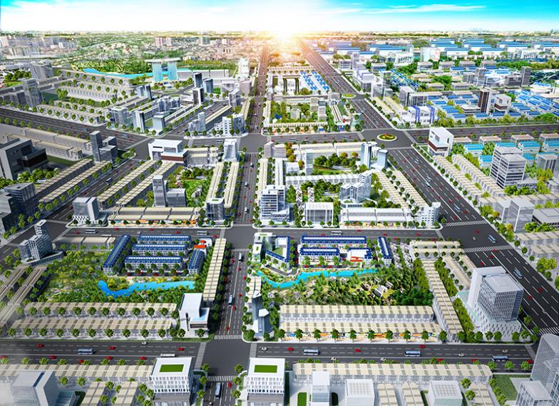 Phối cảnh khu đô thị 5F Capella tọa lạc ngay trung tâm phát triển của thị xã Tân Uyên. Khi Tân Uyên chính thức lên thành phố vào năm 2023 thì giá trị bất động sản của 5F Capella chắc chắn sẽ tăng tiệm cận Dĩ An và Thuận An.