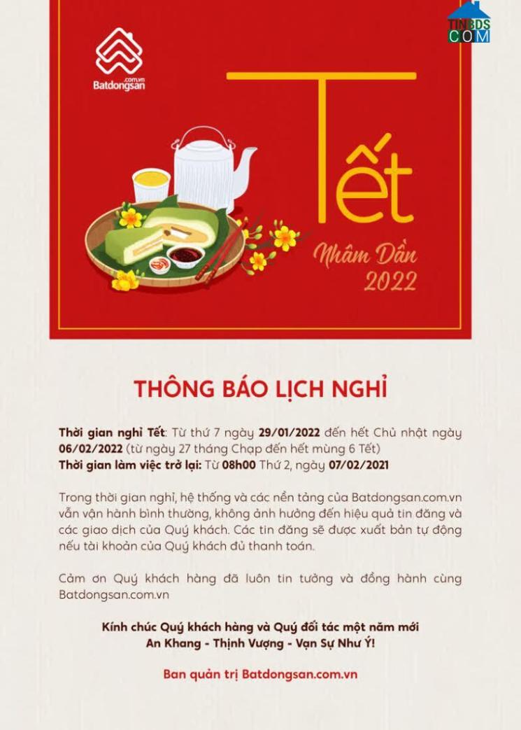 Ảnh Tinbds.COM thông báo lịch nghỉ Tết Nhâm Dần 2022