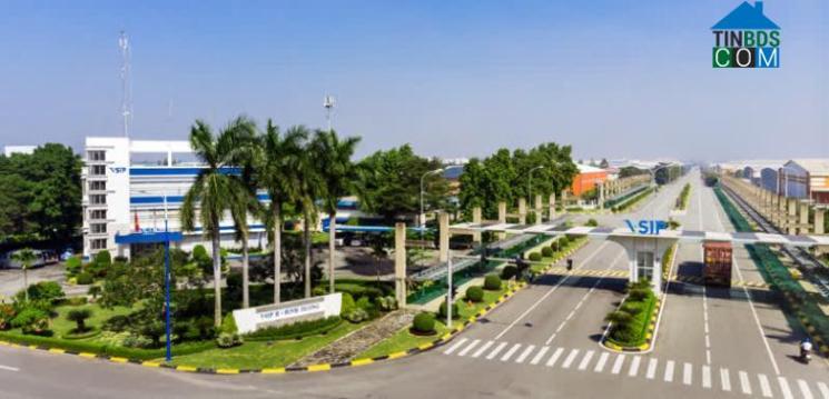Một góc khu công nghiệp VSIP II Bình Dương đã hoạt động nhiều năm
