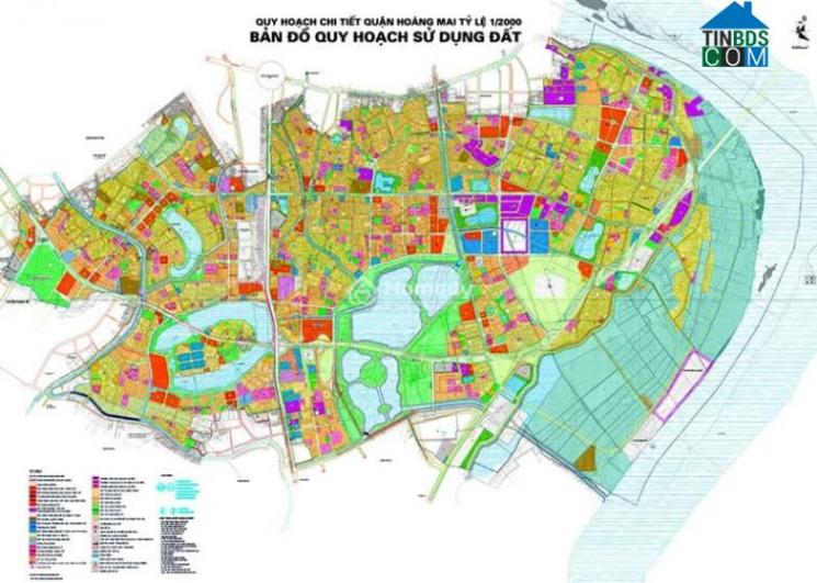Bản đồ quy hoạch đất thể hiện sự phân bổ không gian cho các hoạt động kinh tế - xã hội, quốc phòng - an ninh.