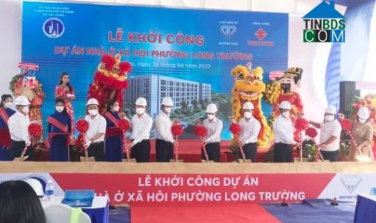 Lễ khởi công dự án nhà ở xã hội phường Long Trường. Ảnh: SGGP