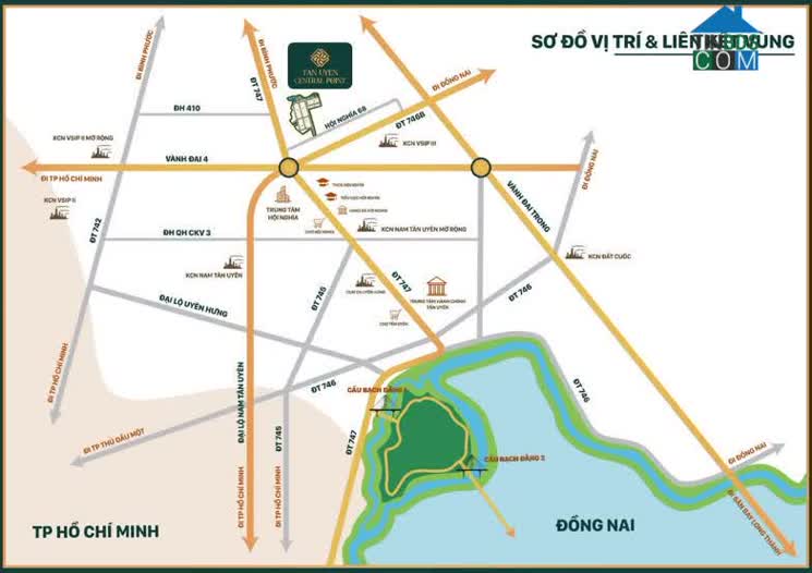 Tân Uyên Central Point sở hữu vị trí đắc địa