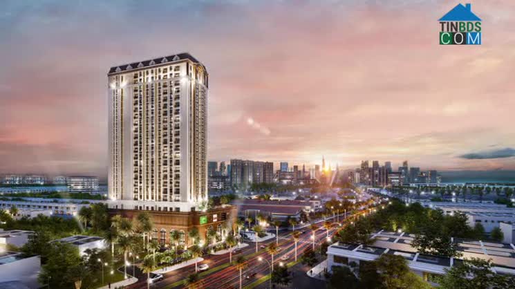 Phối cảnh dự kiến khu căn hộ Viva Plaza trên đại lộ Nguyễn Lương Bằng, nhìn về Phú Mỹ Hưng và quận 1.