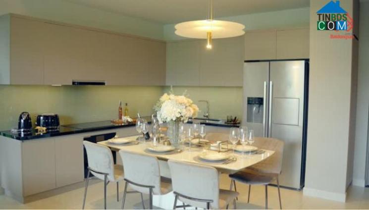 Phòng bếp căn hộ Westgate bàn giao cho người mua sẽ có sẵn tủ bếp trên-dưới