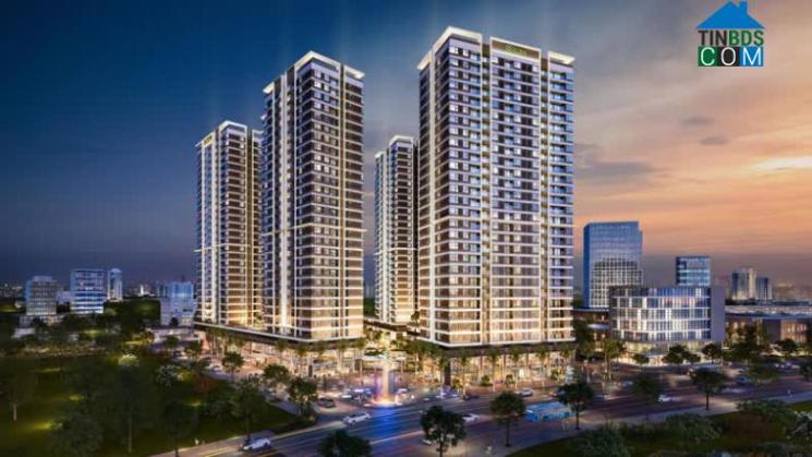 Phối cảnh dự kiến Akari City giai đoạn 2 gồm 4 block công trình: 1 tầng hầm, 29 tầng cao gồm khối tầng tiện ích, dịch vụ thương mại và căn hộ biệt lập theo chuẩn Flora Condominium.
