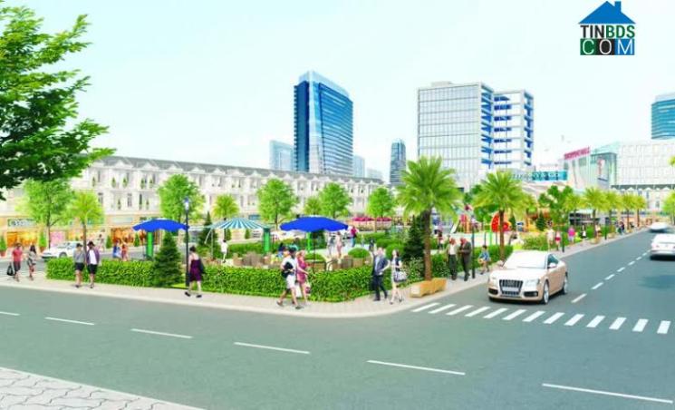 Phối cảnh khu đô thị 5F Stella đang hút khách tại trung tâm Phú Giáo, dự án được hưởng lợi lớn khi nằm giữa nhiều khu công nghiệp lớn.