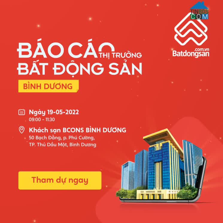 Ảnh Tinbds.COM công bố dữ liệu chi tiết về thị trường BĐS Bình Dương 4 tháng đầu năm
