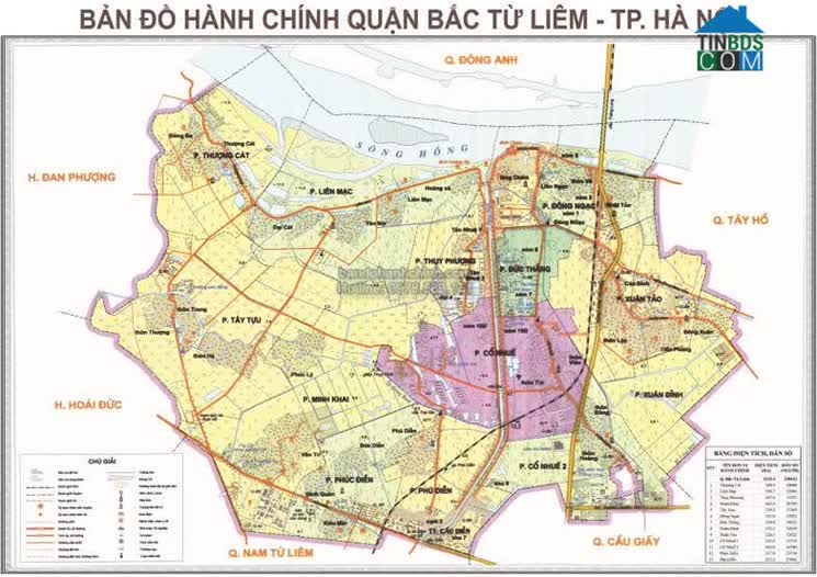 Ảnh Thông tin tổng quan về quận Bắc Từ Liêm - Hà Nội